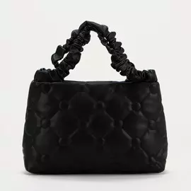 Сумка-тоут, отдел на молнии, длинный ремень, цвет чёрный