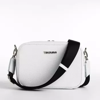 Сумка женская через плечо textura, маленький размер, цвет белый