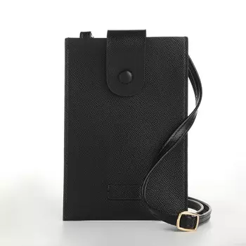 Сумка женская, кросс-боди, на магните, цвет черный