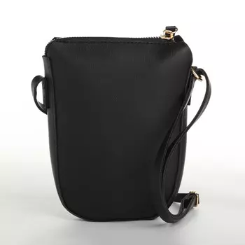 Сумка женская кросс-боди на молнии, цвет черный