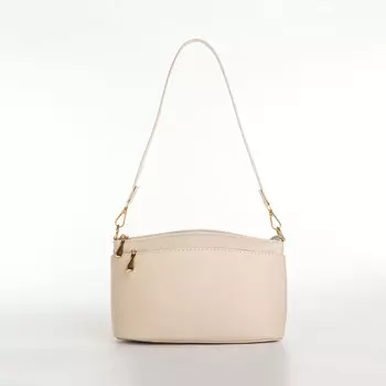 Сумка женская кросс-боди на молнии, 23915 см, бежевая