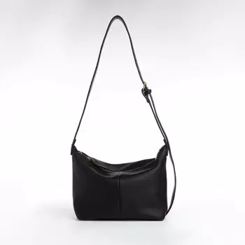 Сумка женская кросс-боди на молнии, цвет черный