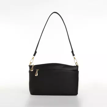 Сумка женская кросс-боди на молнии, 23915 см, черная