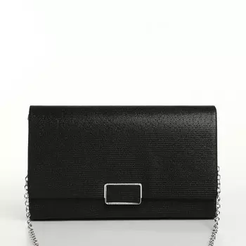 Сумка женская на магните, цвет черный