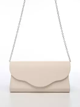 Сумка женская на магните, цвет кремовый