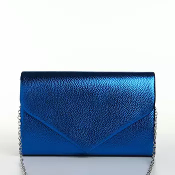 Сумка женская на магните, цвет синий