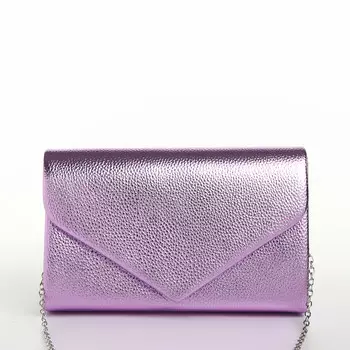 Сумка женская на магните, цвет сиреневый