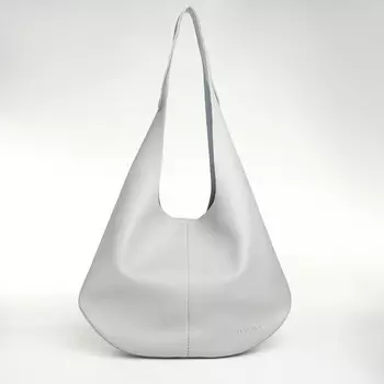 Сумка - мешок женская textura, на магните, с косметичкой, 361027 см, серая