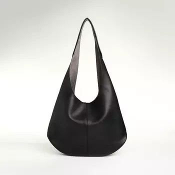 Сумка женская на магните textura, большой размер, цвет черный