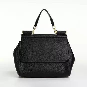 Сумка женская мессенджер textura на магните, 25917 см, черная