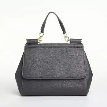 Сумка женская мессенджер textura на магните, 25917 см, серая