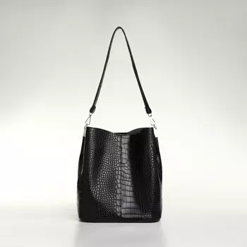 Сумка женская textura на магните, 241429 см, черная