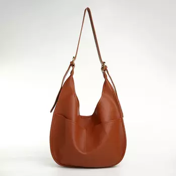 Сумка - мешок женская textura, на магните, с косметичкой, 341227 см, рыжая