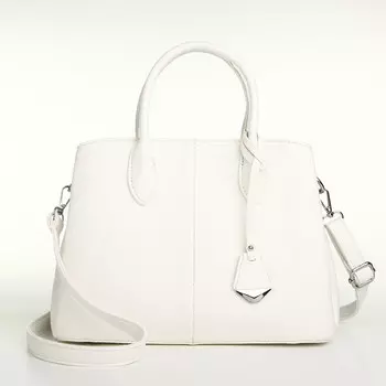 Сумка женская на магните textura, средний размер, цвет белый