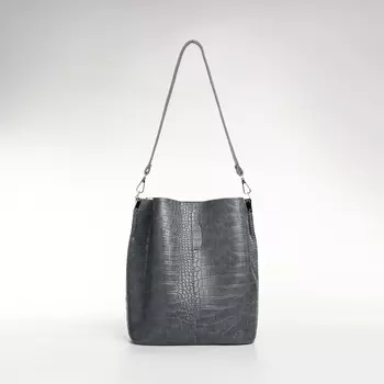 Сумка женская textura на магните, 241429 см, серая