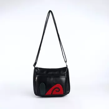 Сумка женская кросс-боди на молнии, 208.515 см, черная