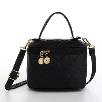 Сумка женская кросс-боди на молнии, 16.5910.5 см, черная