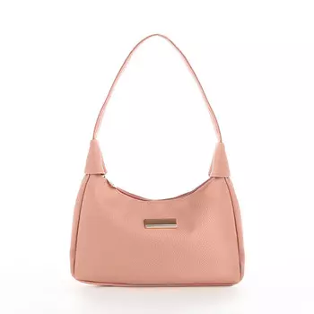 Сумка женская на молнии, цвет розовый