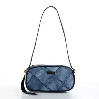 Сумка женская кросс-боди на молнии, 20.56.511.5 см, синяя