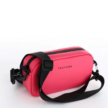 Сумка женская кросс-боди textura на молнии, 19610.5 см, фуксия