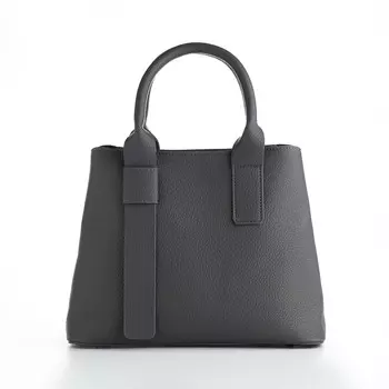 Сумка женская тоут textura на молнии, 321224 см, серая