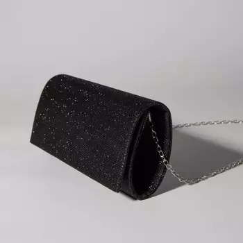 Сумка женская на магните, цвет черный