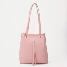 Сумка женская, отдел на молнии, цвет розовый