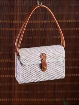 Сумка женская плетеная ротанг