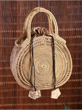 Сумка женская плетеная ротанг