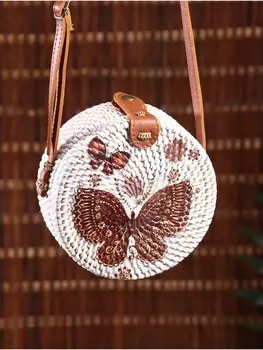 Сумка женская плетеная ротанг