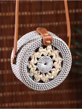 Сумка женская плетеная ротанг