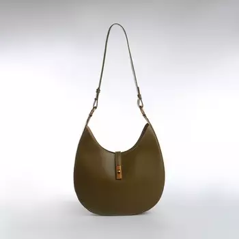 Сумка женская на застежке textura, косметичка, средний размер, цвет хаки