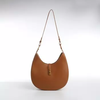 Сумка женская на застежке textura, косметичка, средний размер, цвет коричневый