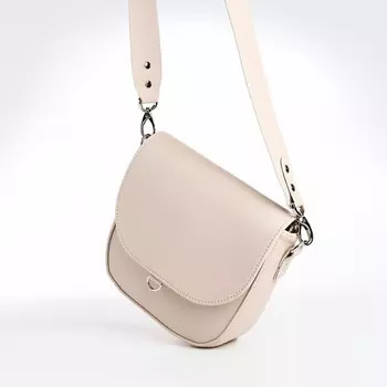 Сумка женская textura, мессенджер, маленький размер, цвет бежевый