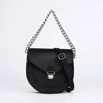 Сумка женская textura, мессенджер, маленький размер, цвет черный