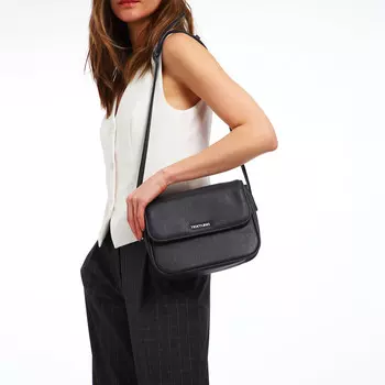 Сумка женская textura, мессенджер, маленький размер, цвет серый