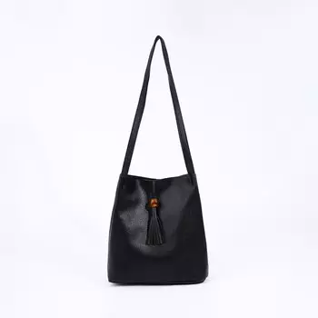 Сумка женская на клапане, цвет черный