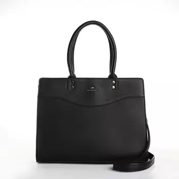 Сумка женская тоут, на молнии, цвет черный