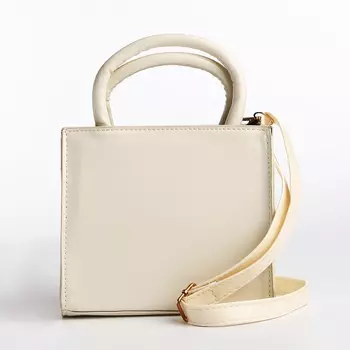 Сумка женская тоут на магните, 14.59.516 см, белая