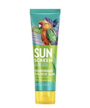 SUN SCREEN Увлажняющий гель после загара для лица и тела SUN SCREEN 75мл ФИТО