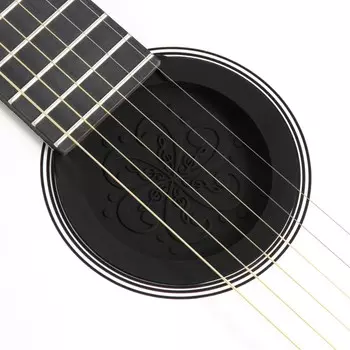 Сурдина для гитары music life, черный, d-10 см