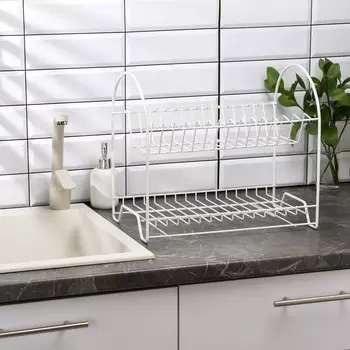 Сушилка для посуды 2-х ярусная