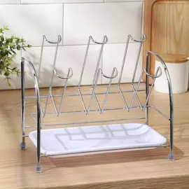 Сушилка для стаканов, 2513.521 см, серая