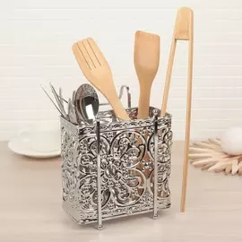 Сушилка для столовых приборов подвесная доляна, d=2 см, 15,4×8×19 см