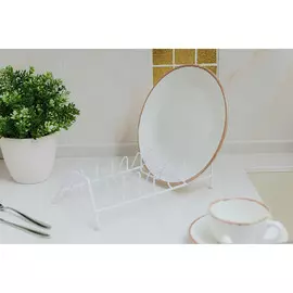 Сушилка для тарелок на 7 предметов, цвет белый