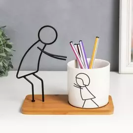 Сувенир металл карандашница