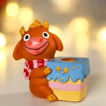 Сувенир полистоун подсвечник