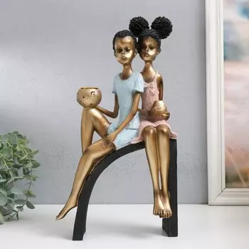 Фигурка полистоун подсвечник