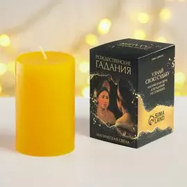 Новогодняя свеча столбик