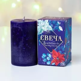 Новогодняя свеча столбик